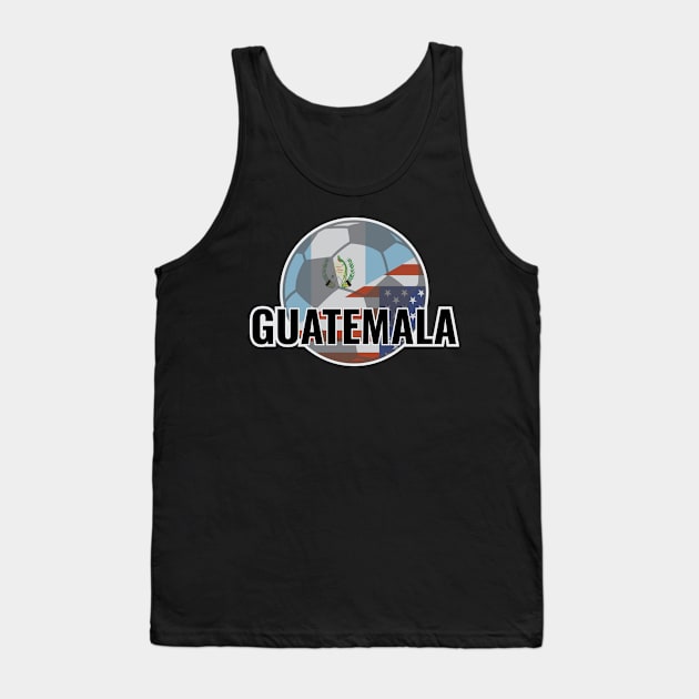 Soccer Guatemala Versus USA Tank Top by c1337s